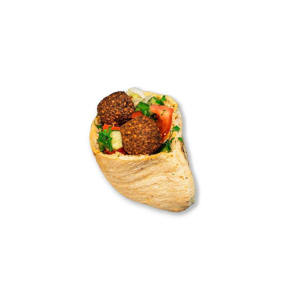 פיתה פלאפל של חומוסבר וסלני